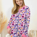 Moody Floral Bamboo Women Pajama Set