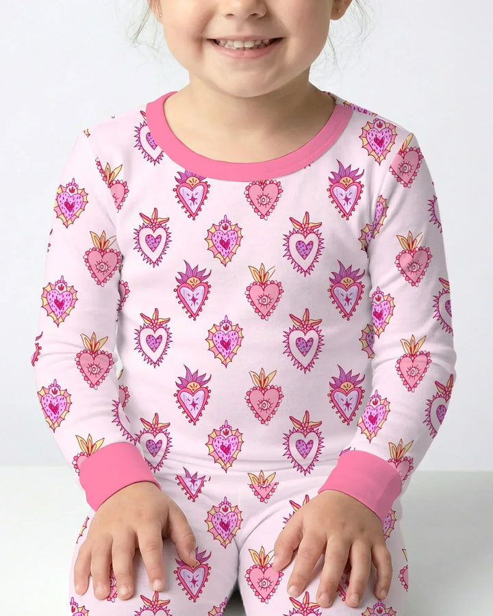 Mi Milagro Bamboo Two Piece Long Sleeve Pajama Set
