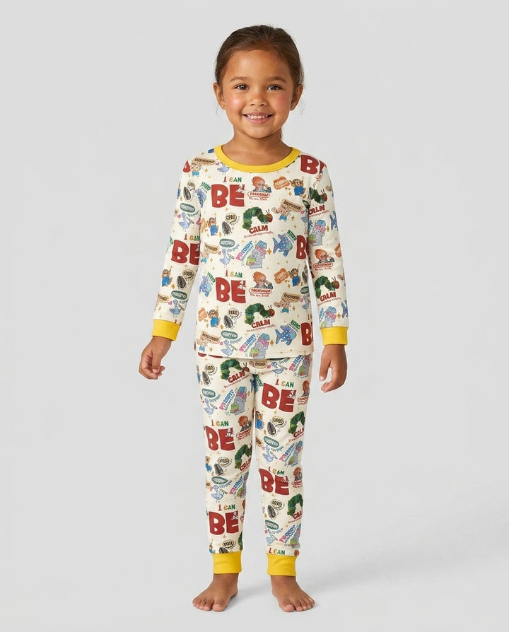 I Can Be Bamboo Two Piece Long Sleeve Pajama Set