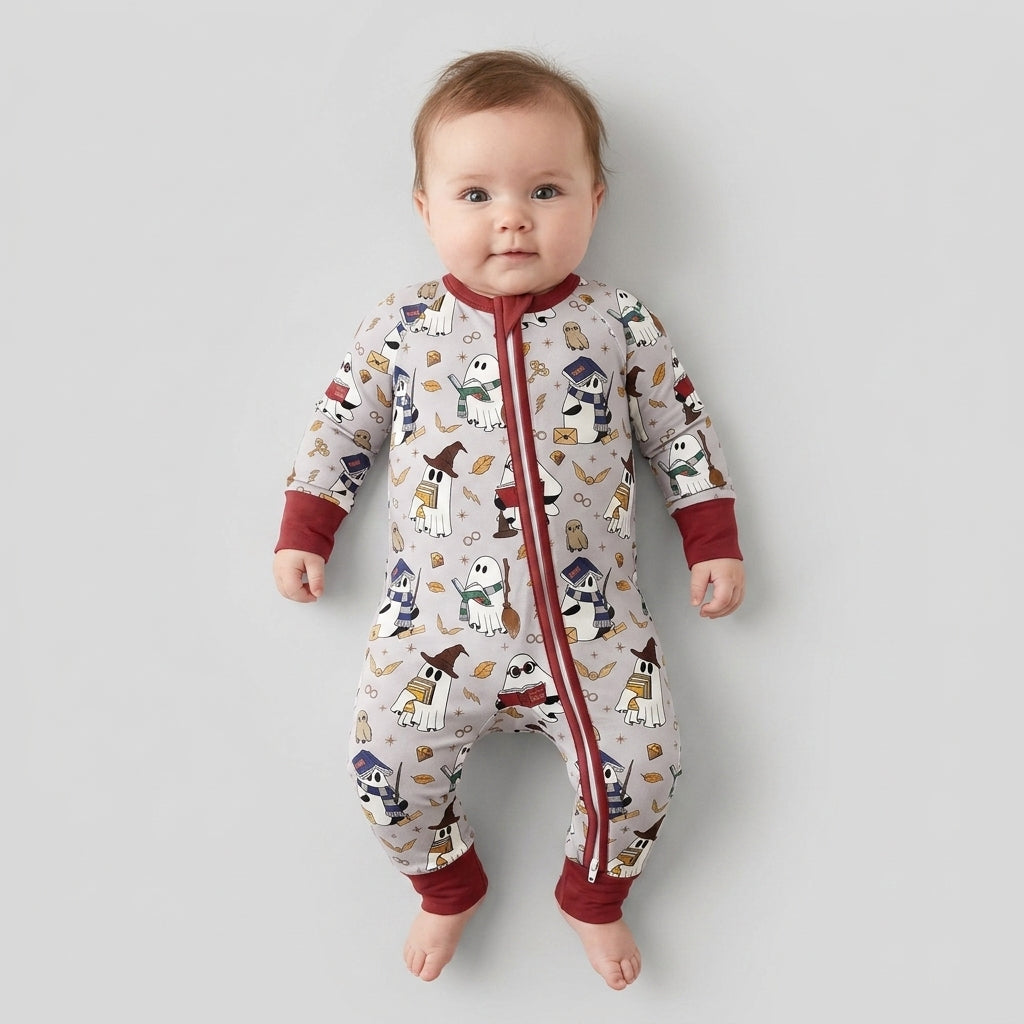 Halloween Wizard Boo Bamboo Convertible Zippy
