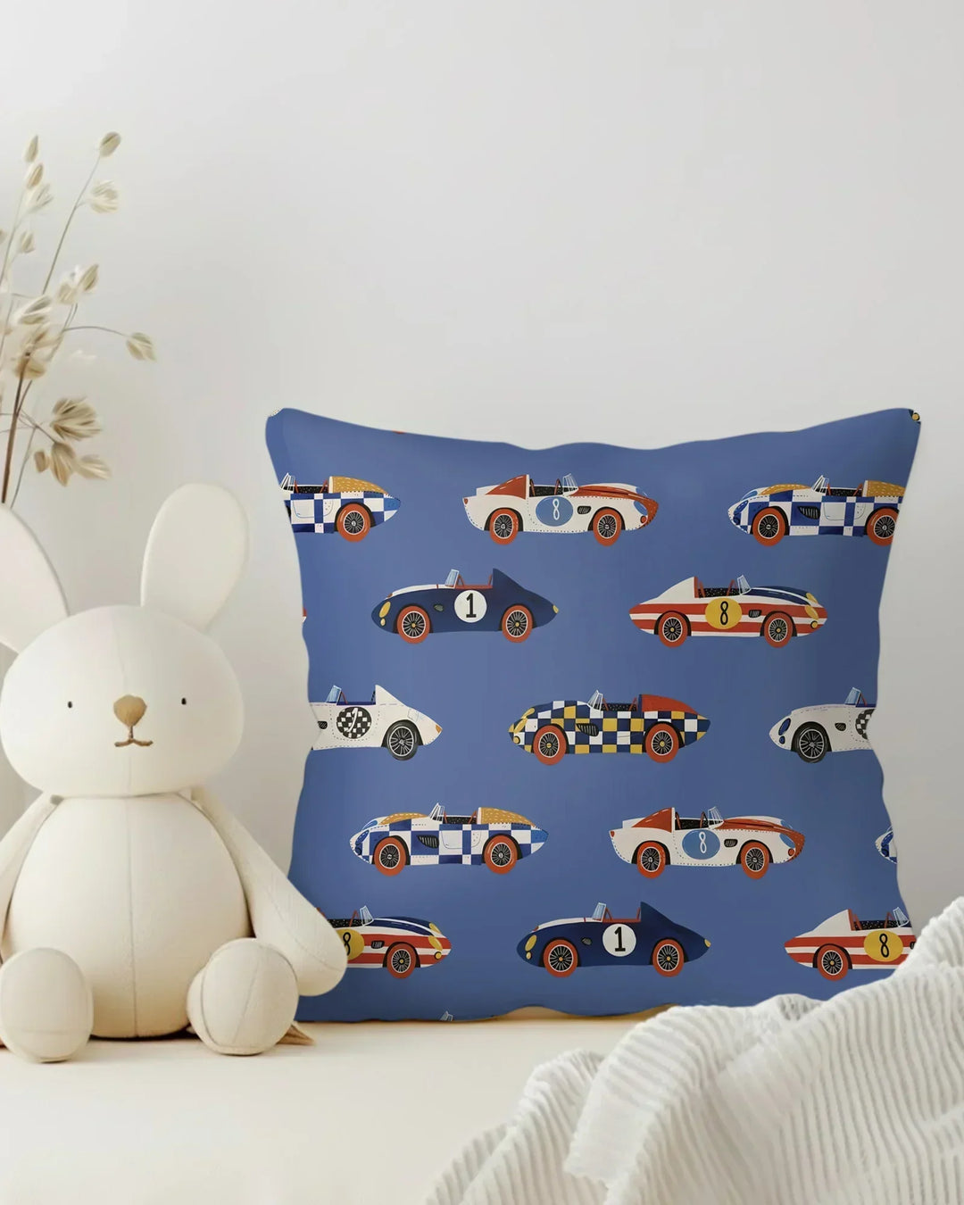 Stock Car Race Bamboo Pillow Case
