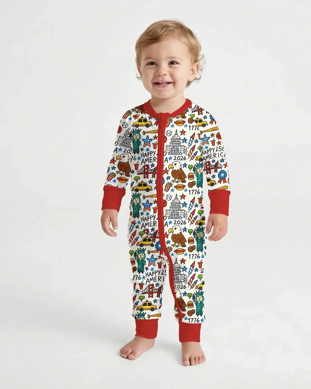Doodle America 250th Anniversary Family Bamboo Convertible Zippy