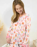American Ice cream Bamboo Women Pajama Set
