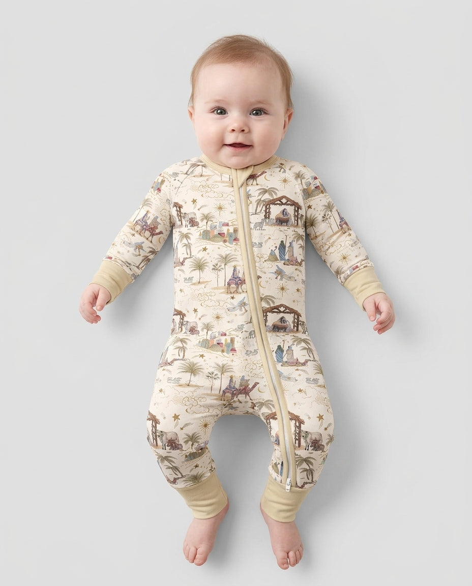 Silent Night Nativity Bamboo Convertible Zippy