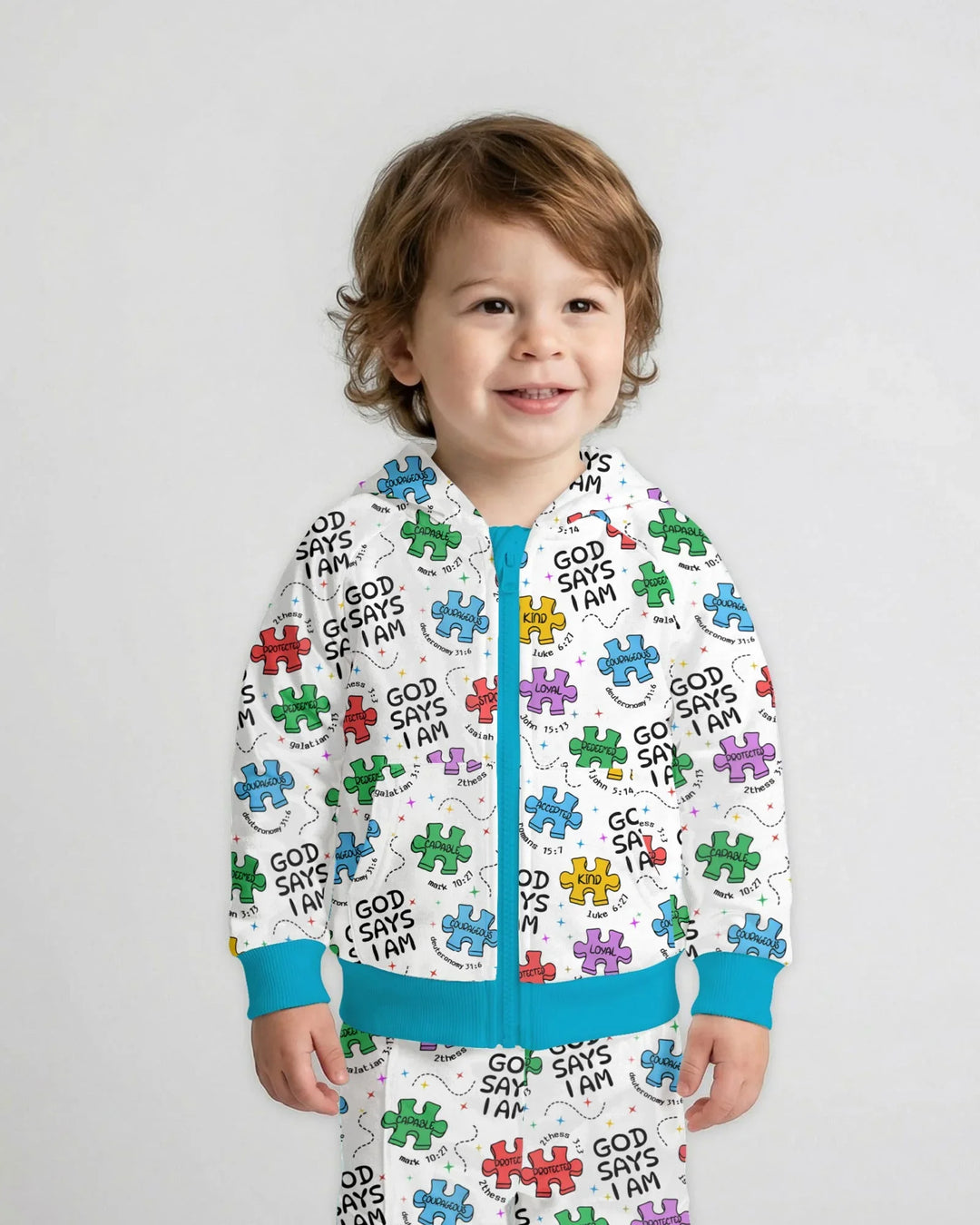 All Pieces Belong Bamboo Zip Hoodie