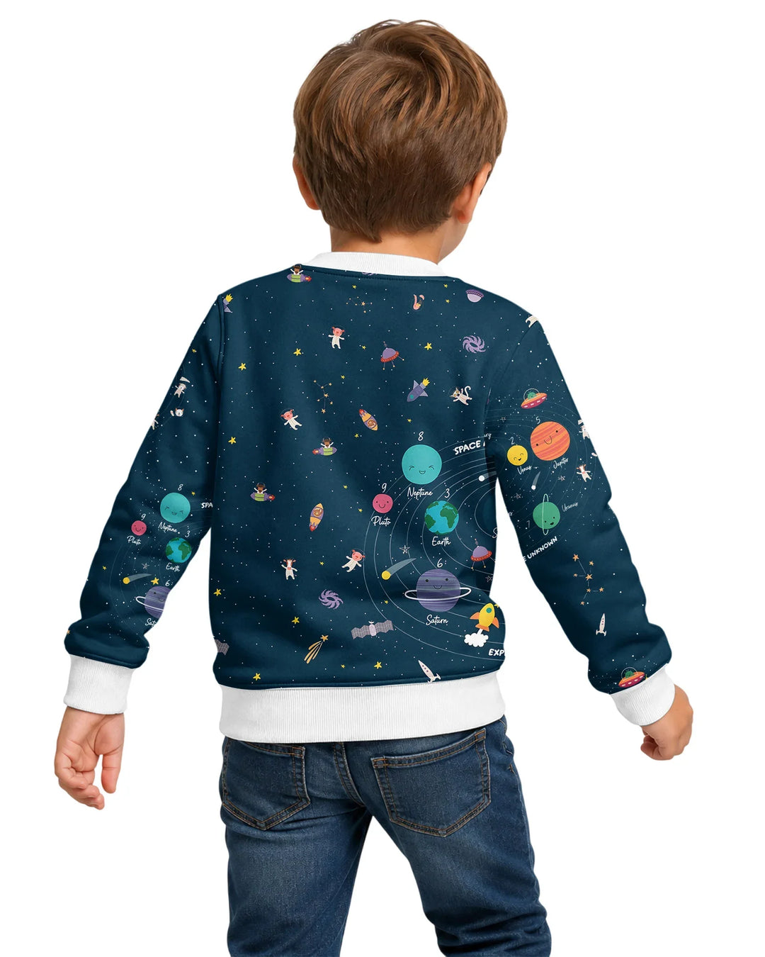 Solar System Explorers Bamboo Crewneck Sweatshirt
