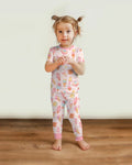 American Ice cream Bamboo Two Piece Short Sleeve Pajama Set