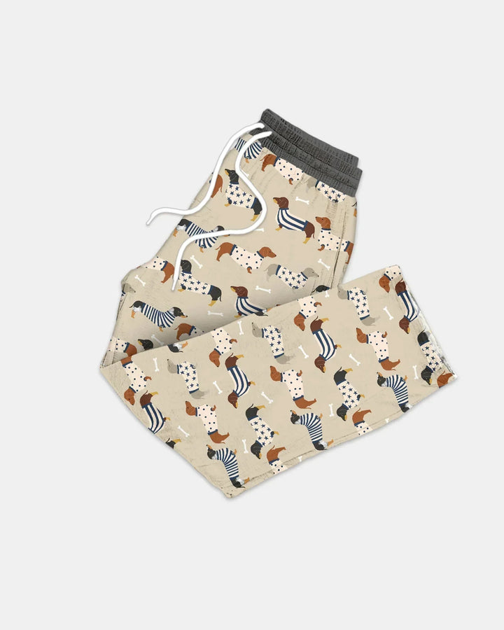 Cute Wieners Bamboo Men's Pajama Set