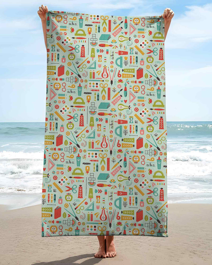 Creative Classroom Bamboo Beach Towel