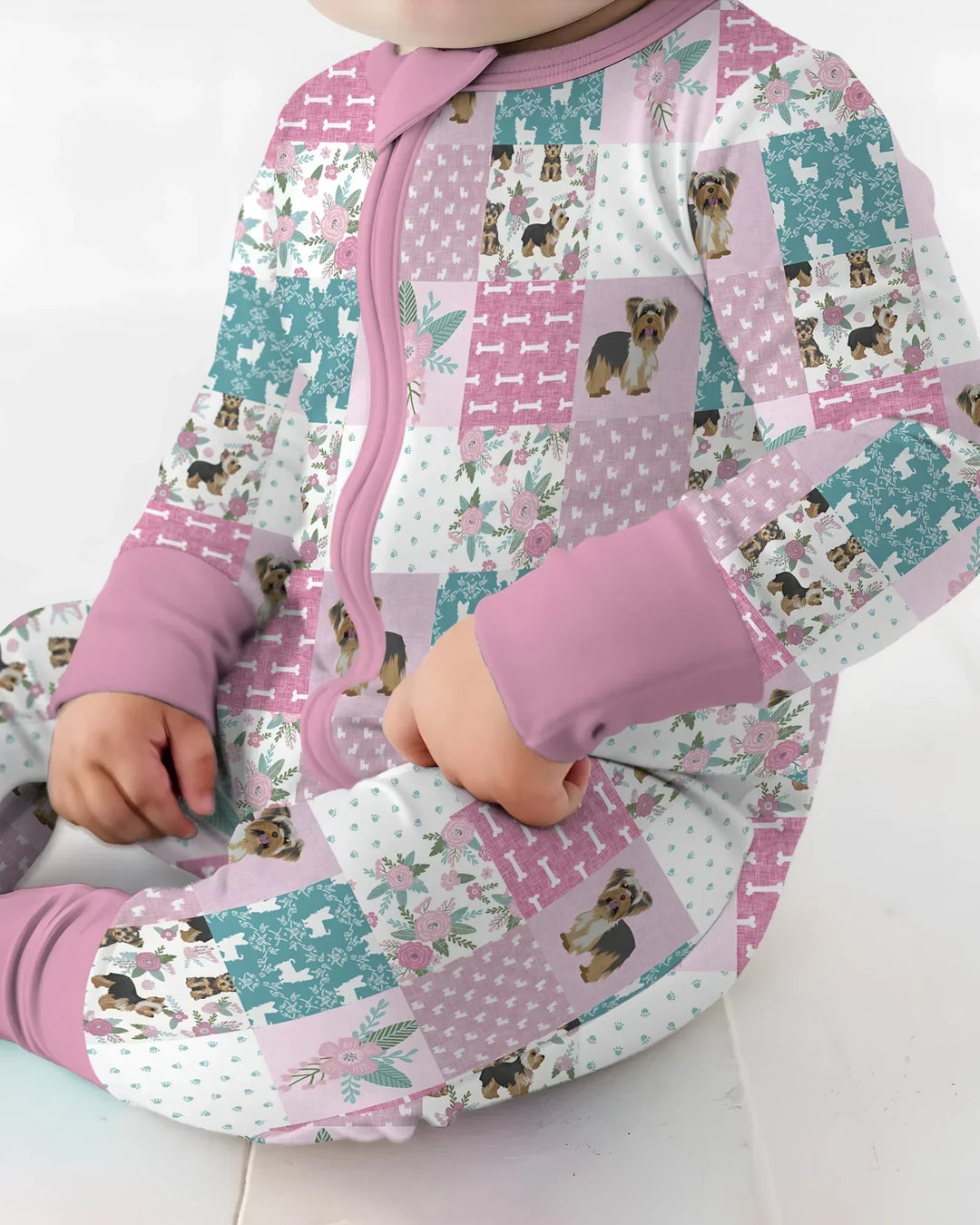 Floral Yorkie Grace Bamboo Convertible Zippy