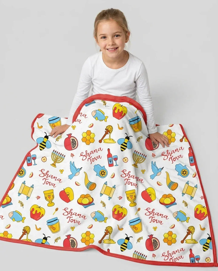 Shanah Tovah U'Metukah Bamboo Blanket