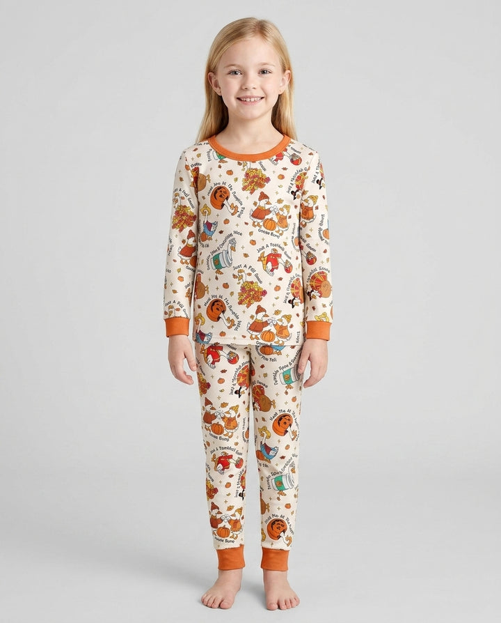Template Bamboo Two Piece Long Sleeve Pyjamas Set