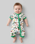 World Soccer Tournament Let's Go Mexico Family Matching Bamboo Shorty Zippy