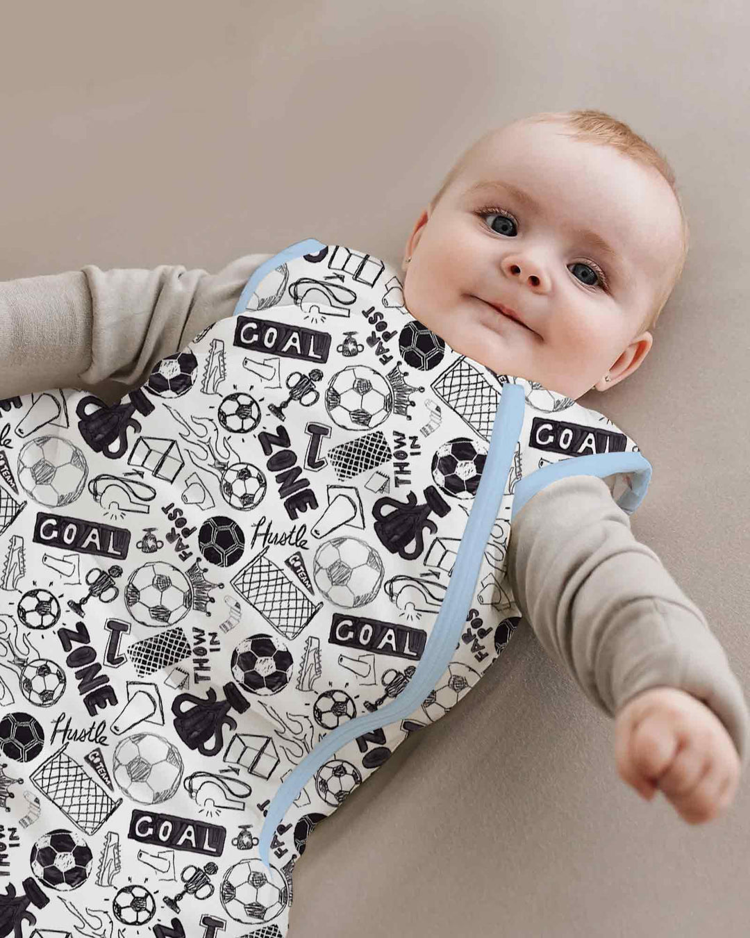 Soccer Doodle Bamboo Sleep Bag