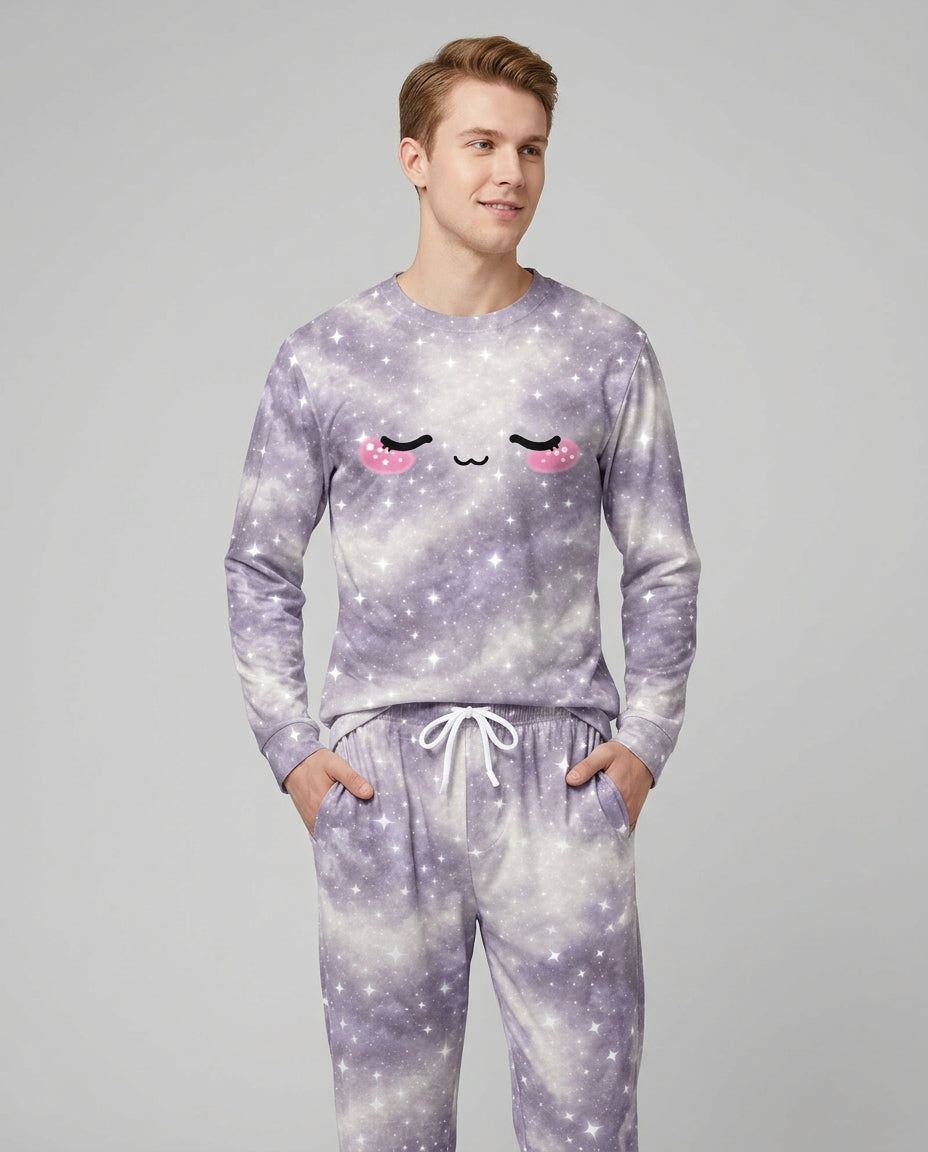 Matching Squishy Dumplings Costume Bamboo Men's Pajama Set