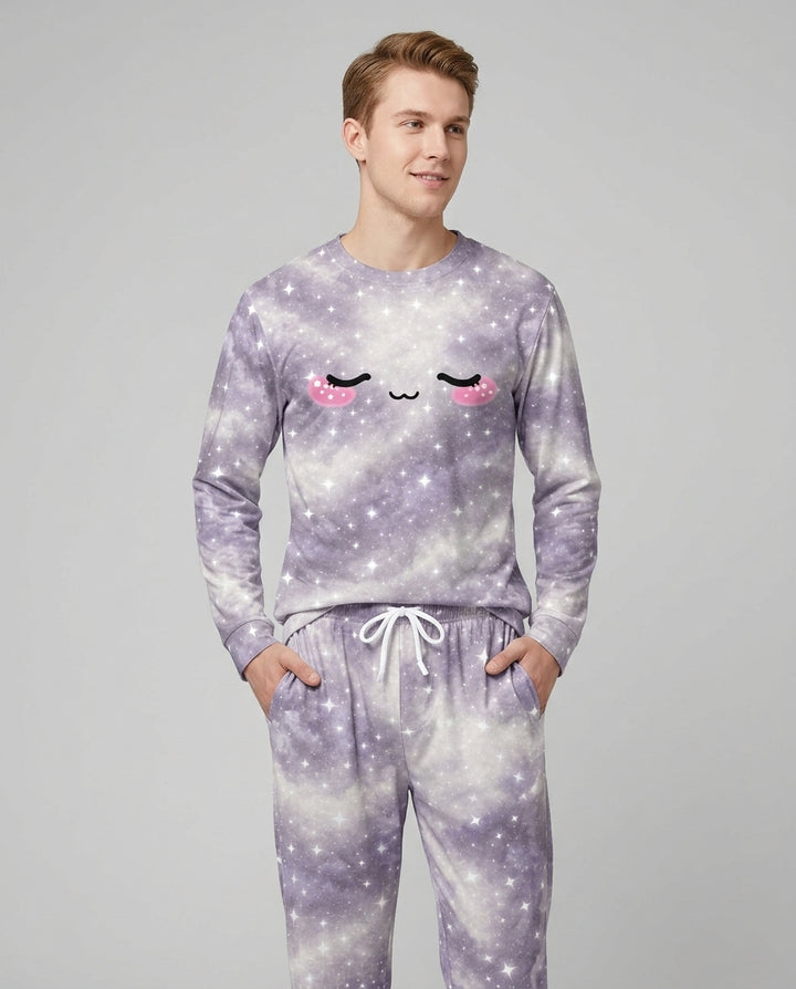 Matching Squishy Dumplings Costume Bamboo Men's Pajama Set