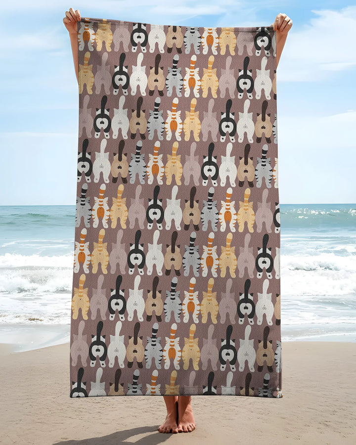 Cheeky Tails Bamboo Beach Towel