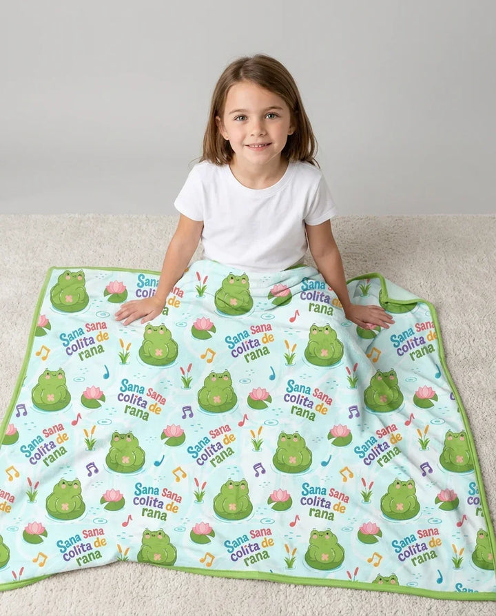 Sana Sana Colita De Rana Bamboo Blanket