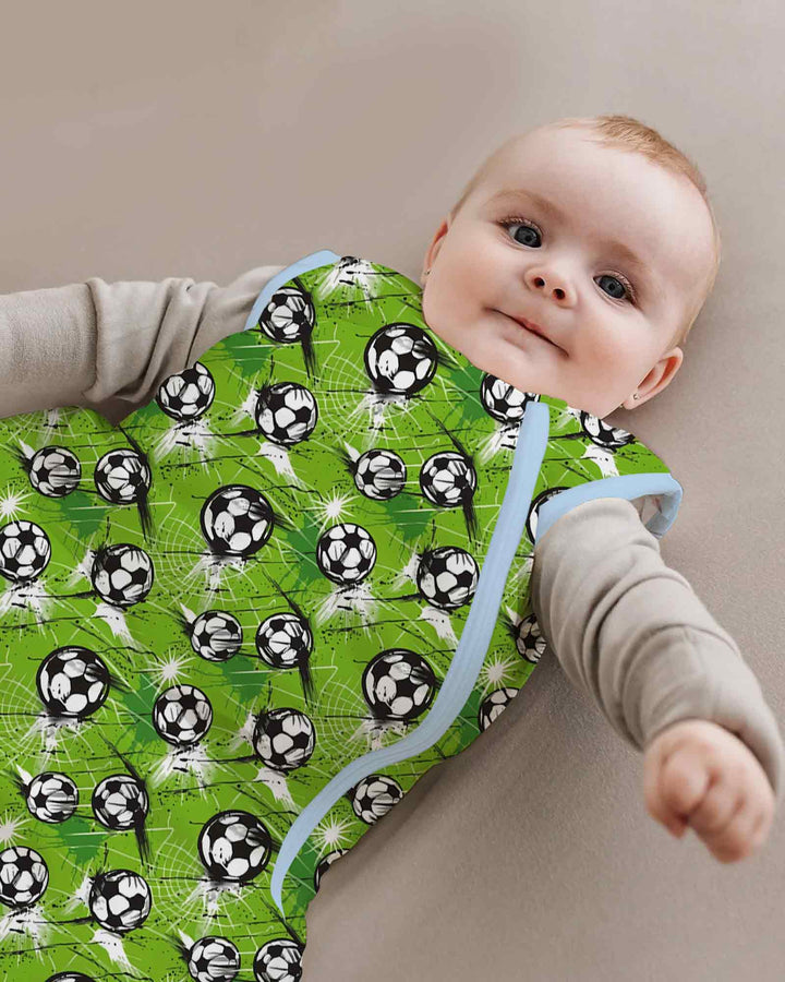 Green Soccer Energy Bamboo Sleep Bag