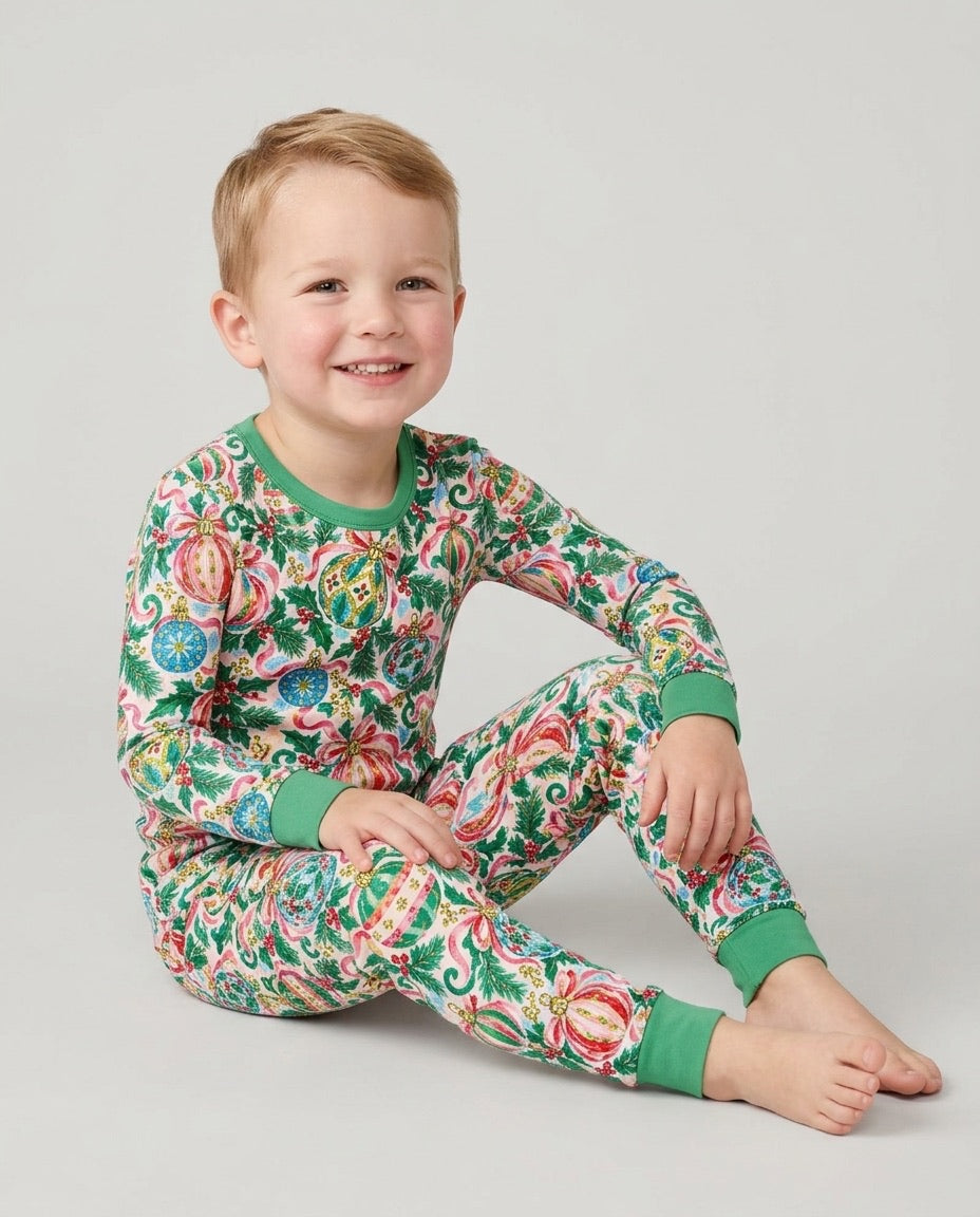 Hippie Holiday Bamboo Two Piece Long Sleeve Pajama Set