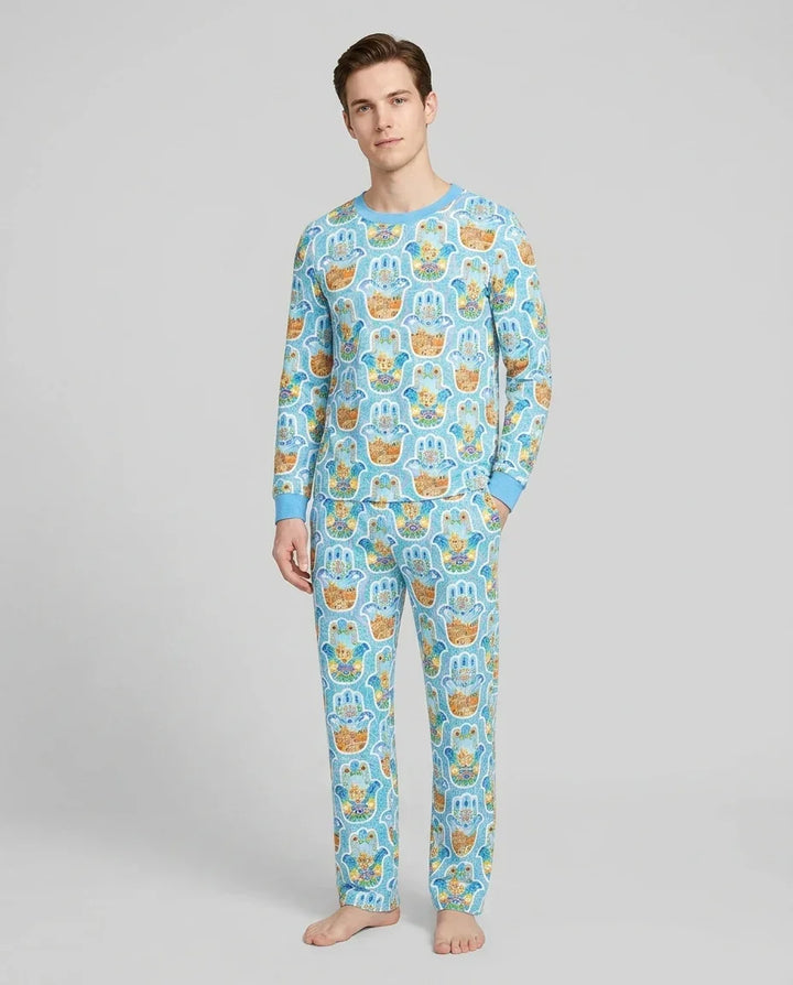 Hamsa Hand Bamboo Men's Pajama Set