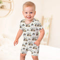 Nativity Christmas Family Matching Family Bamboo Two Piece Short Sleeve Shorts Pajama Set