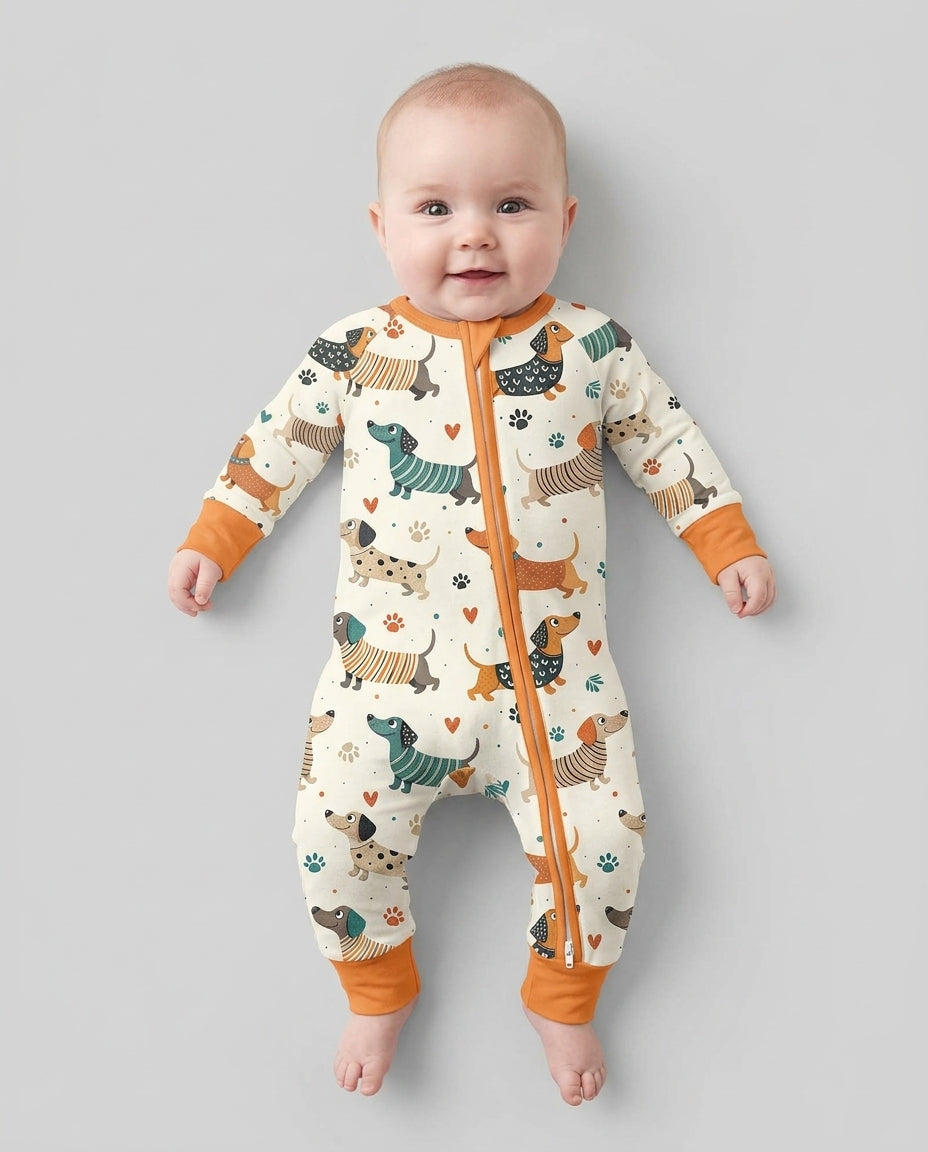 Cartoon Dachshund Bamboo Convertible Zippy