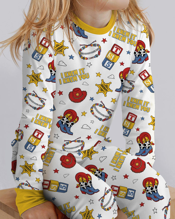 Little Cowgirl Bamboo Two Piece Long Sleeve Pajama Set