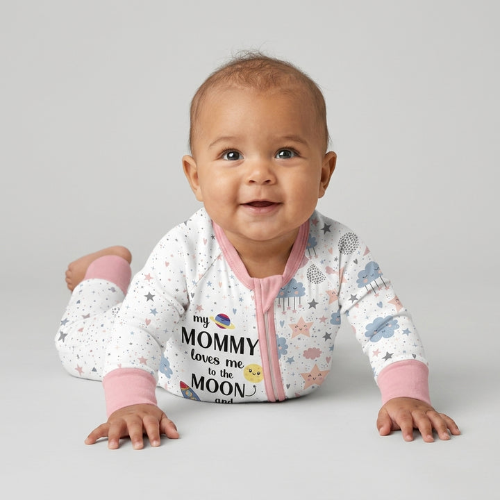 My Mommy Loves Me To The Moon And So Do I Bamboo Convertible Zippy
