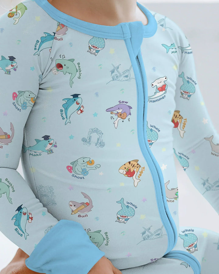 Shark School Bamboo Convertible Zippy