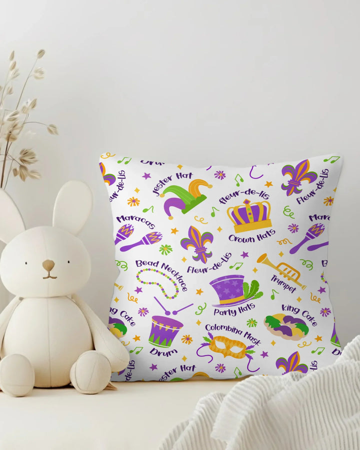 Mardi Gras Family Matching Bamboo Pillow Case