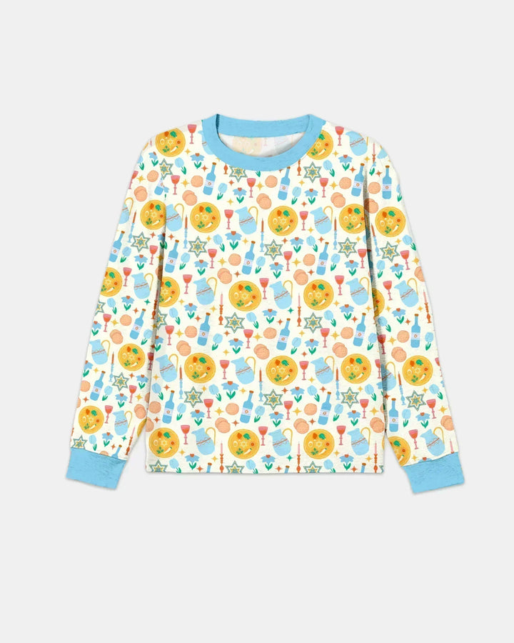 Pesach Sameach Matching Family Bamboo Men's Pajama Set