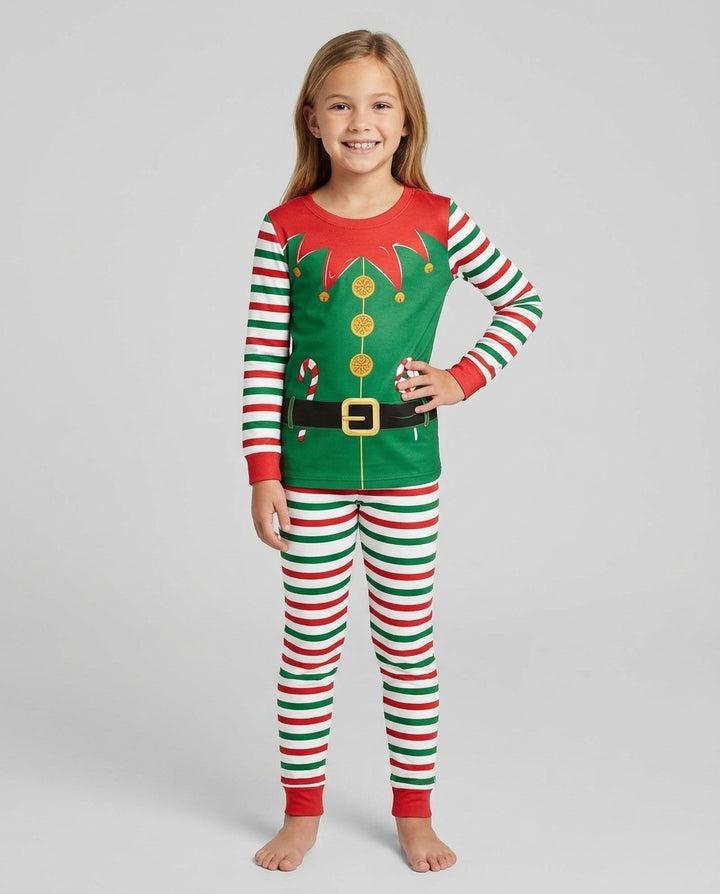 Cutest Little Elf Bamboo Two Piece Long Sleeve Pajama Set