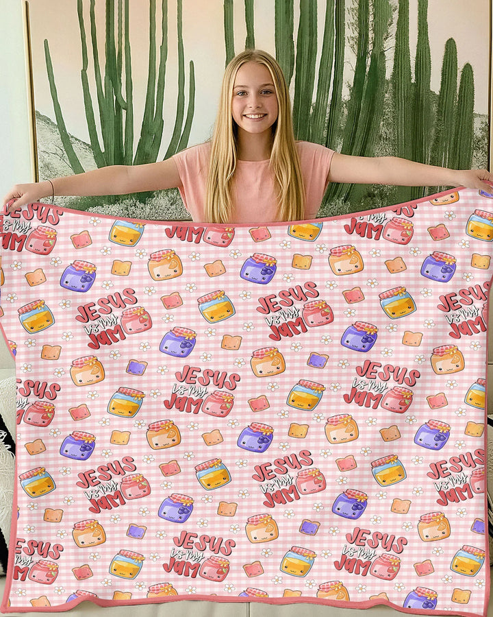 Jesus is My Jam Bamboo Blanket