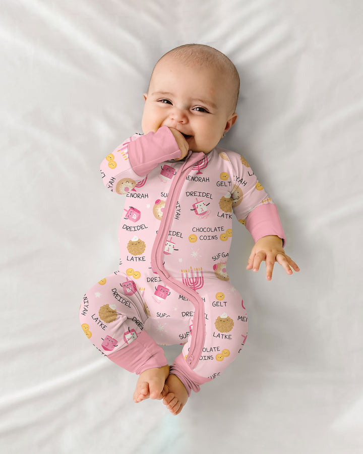 Family Hanukkah Matching Bamboo Convertible Zippy