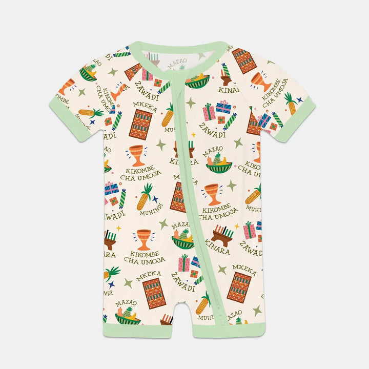 Kwanzaa Spirit Bamboo Shorty Zippy