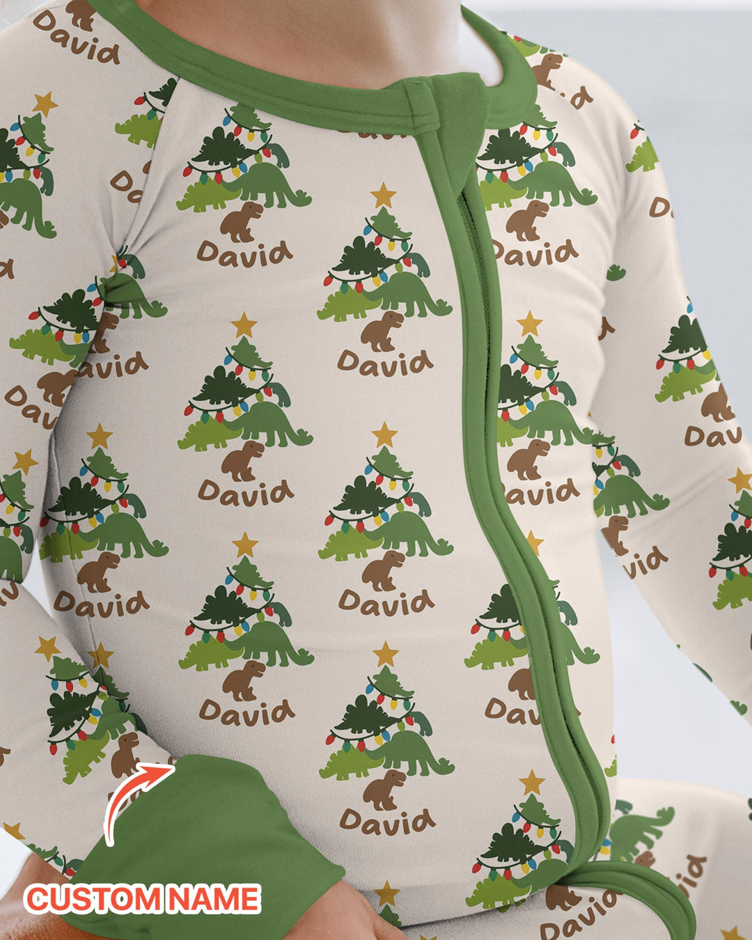Dino Christmas Tree Bamboo Convertible Zippy