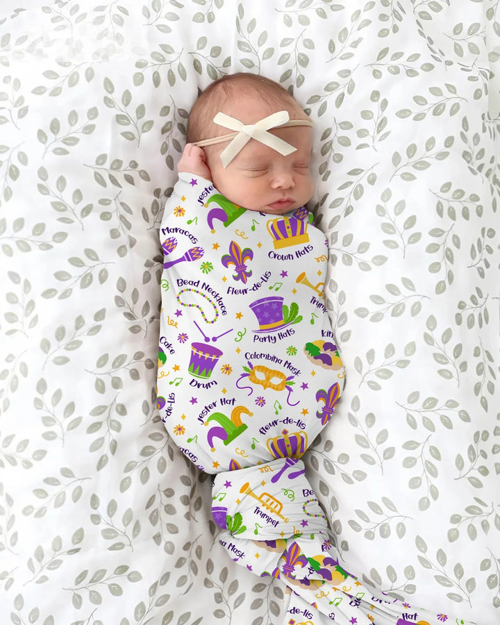 Mardi Gras Family Matching blanket