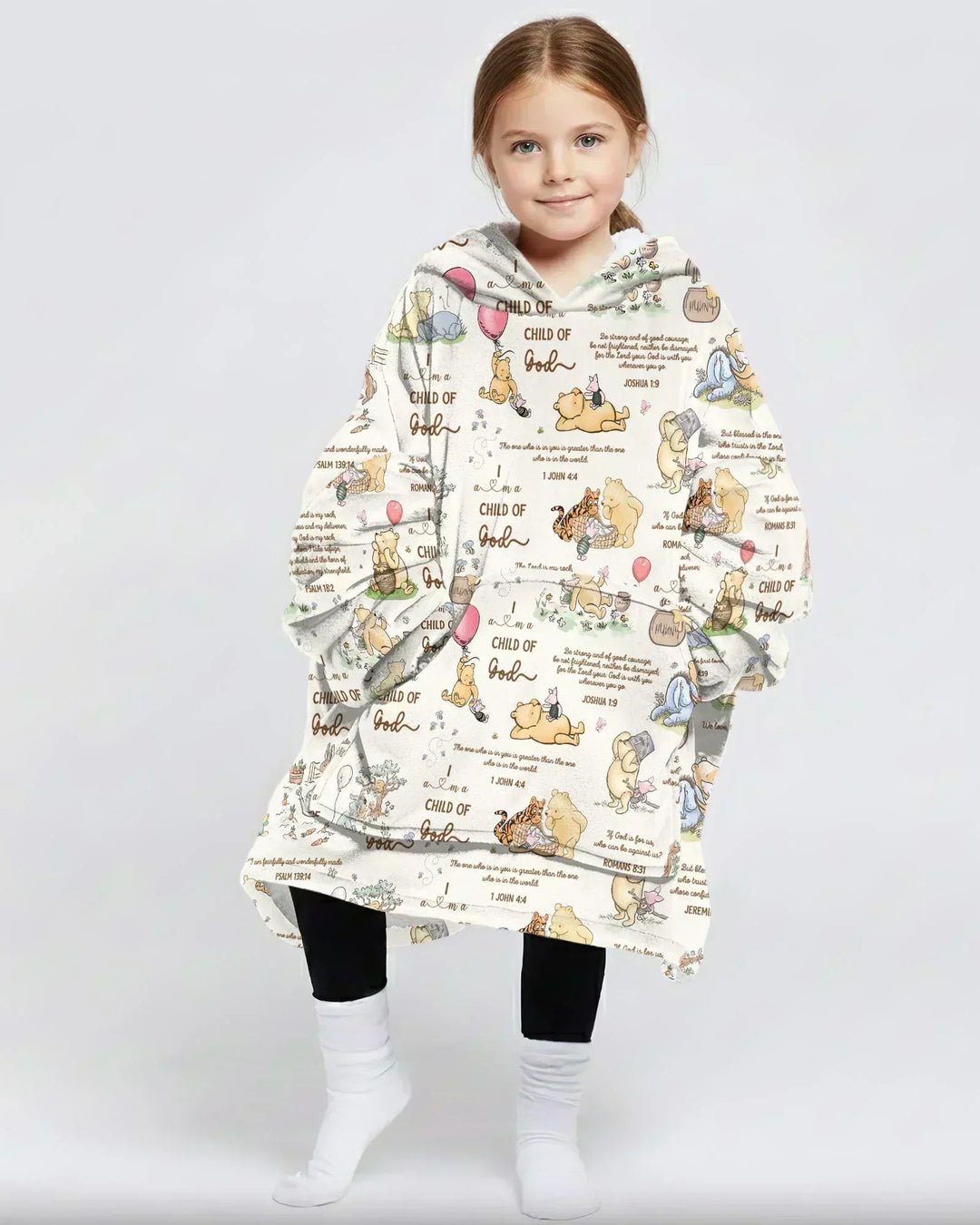 Child of God Whimsy Woodland Wearable Bamboo Blanket Hoodie