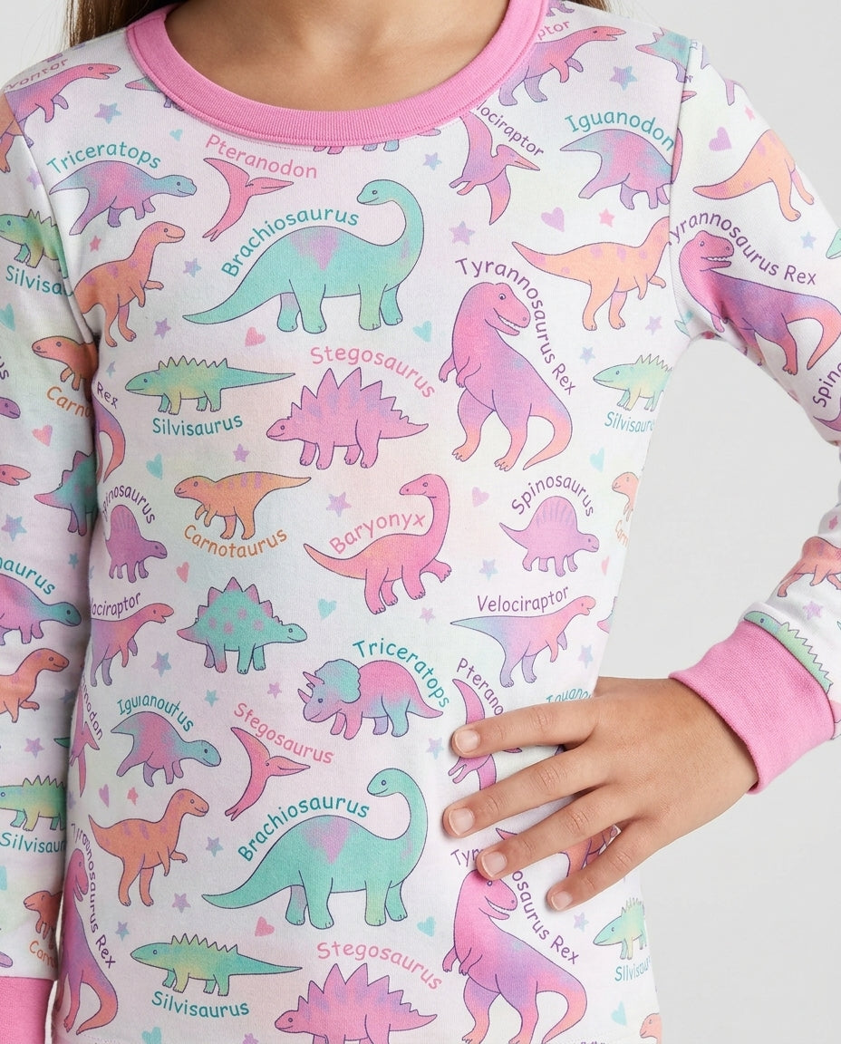 Template Bamboo Two Piece Long Sleeve Pyjamas Set