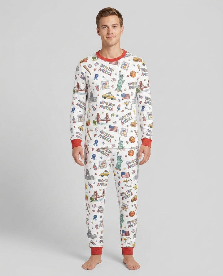 America 250 Celebration Bamboo Men's Pajama Set