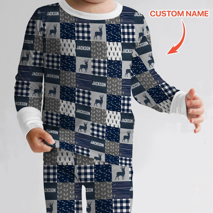 Dad’s Hunting Buddy Bamboo Two Piece Long Sleeve Pajama Set