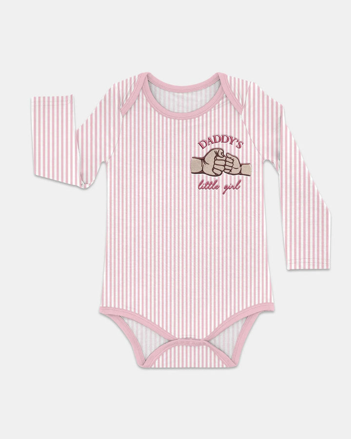 Embroidered Daddy's Little Bamboo Bodysuit