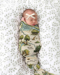 Classic Bear Maps swaddle blanket