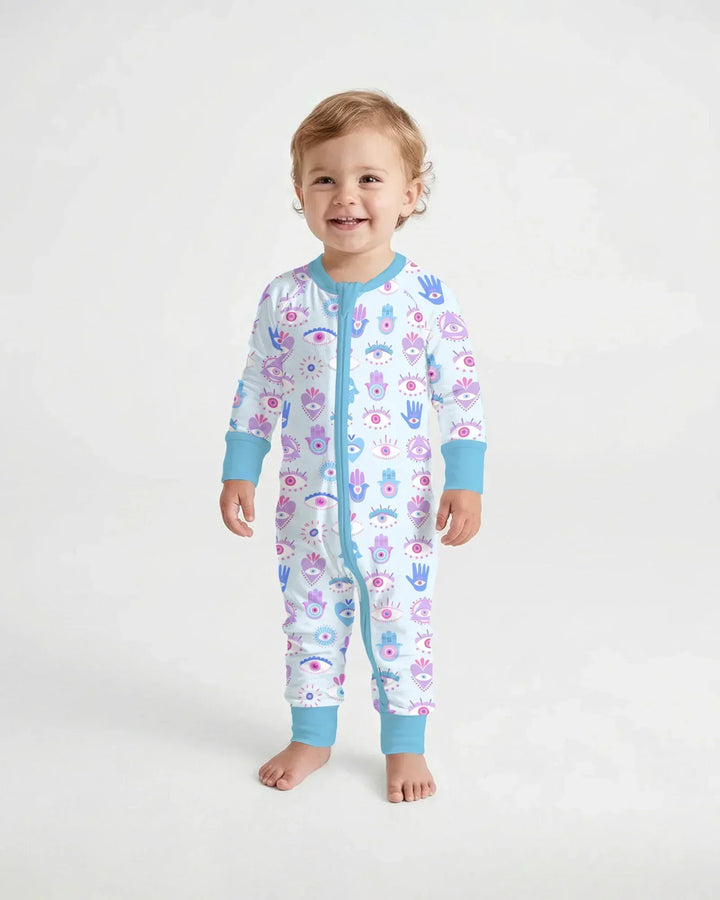 Hamsa Heart Guardians Family Matching Bamboo Convertible Zippy