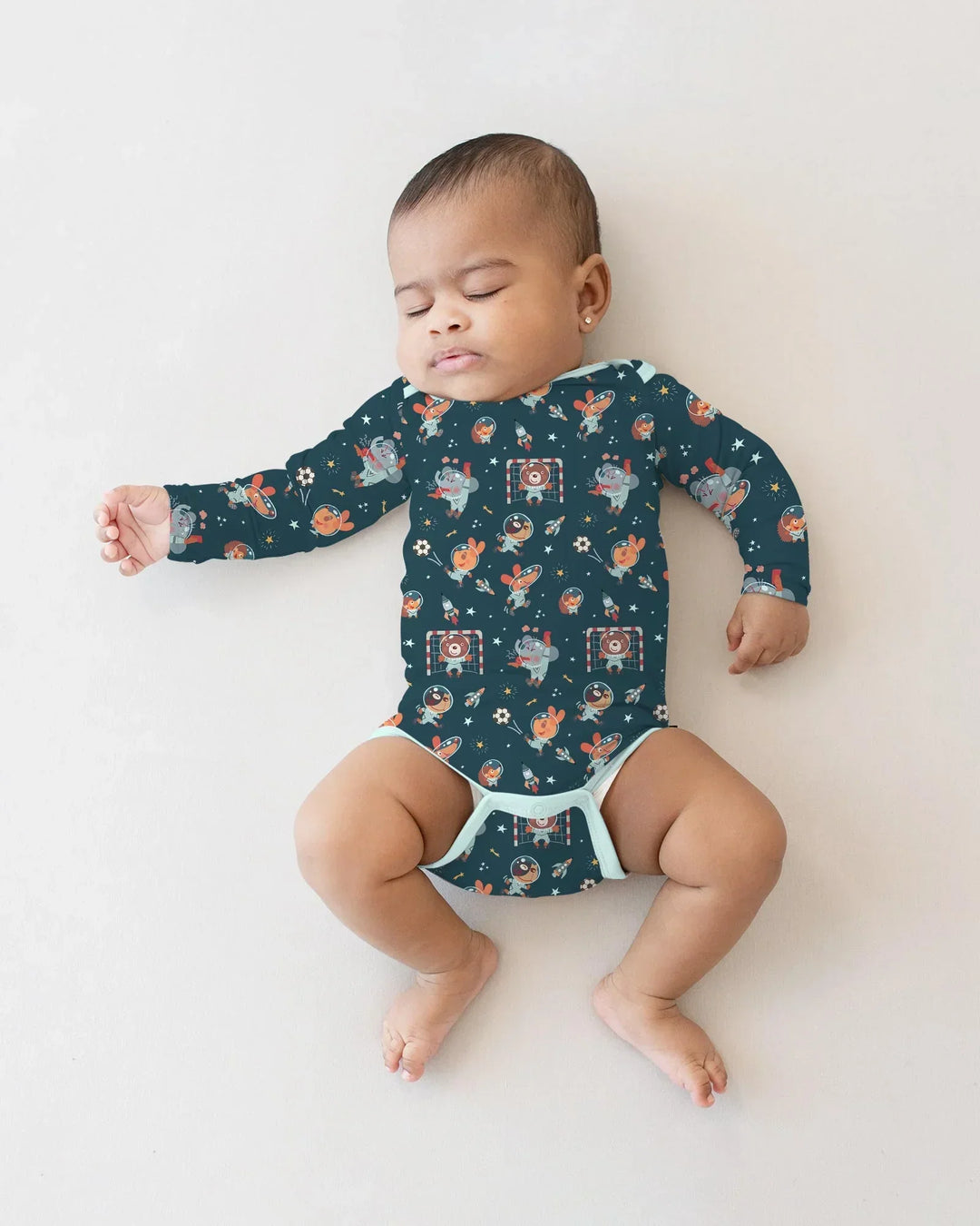 Space Soccer Bamboo Bodysuit