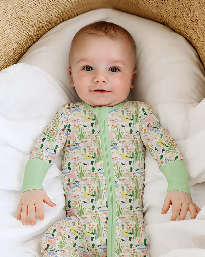 Whimsical Mallard Duck Bamboo Convertible Zippy