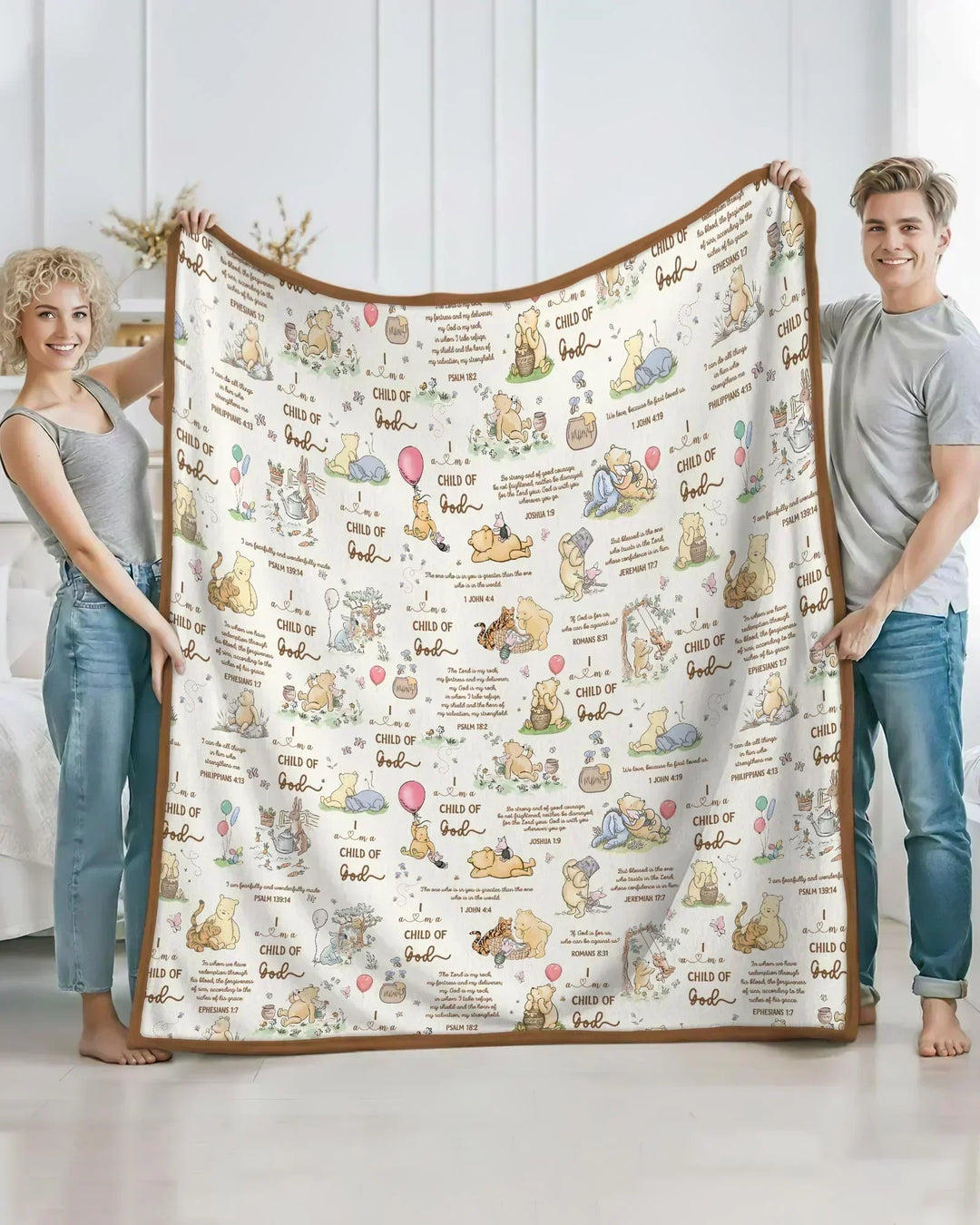Child of God Whimsy Woodland Bamboo Blanket