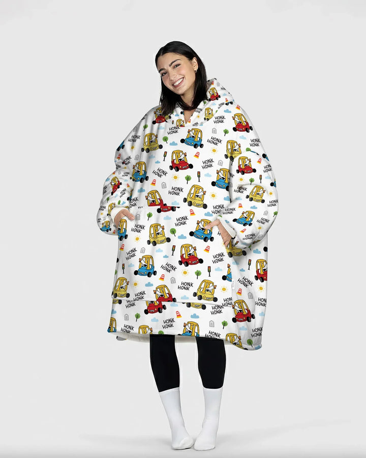 Honk Honk Silly Goose Wearable Bamboo Blanket Hoodie