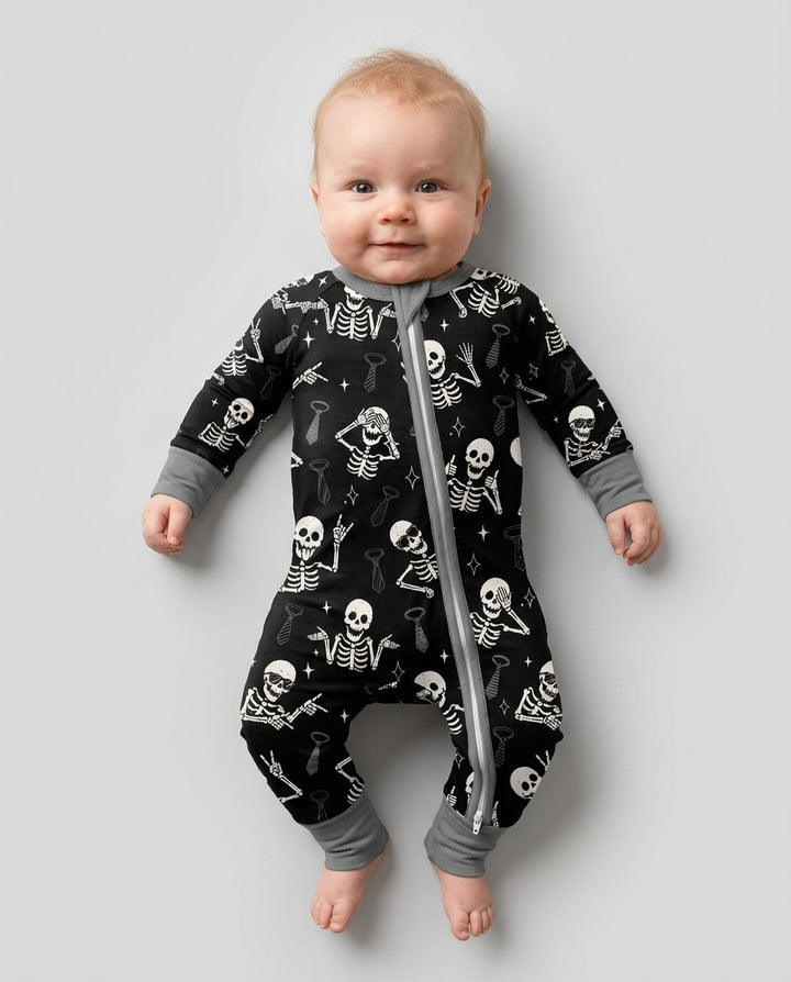 Funny Skeleton Bamboo Convertible Zippy
